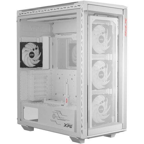 ADATA XPG Battlecruiser II Weißes E-ATX PC-Gehäuse mit Temperglas