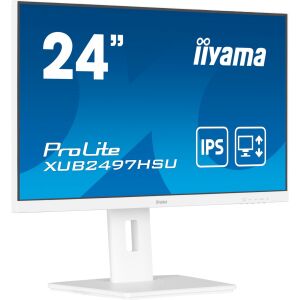 Iiyama ProLite XUB2497HSU-W2 24 hüvelykes Full HD IPS Monitor, Fehér - Monitor