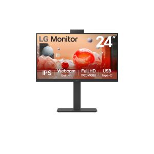 LG 24BA850-B 23.8 hüvelykes Full HD IPS monitor beépített webkamerával - LG Monitor