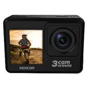 SENCOR 3CAM 4K10WRD Actionkamera, schwarz, Vorderansicht - Foto, Video & Optik