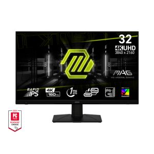MSI MAG 322UPF 32 inch 4K UHD 160Hz Gaming Monitor, Rapid IPS Panel, 1ms Response Time, VESA DisplayHDR 400 - MSI Monitor