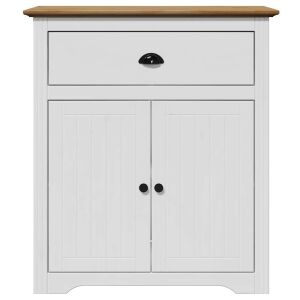 Dulap de hol vidaXL BODO alb și maro cu sertar și uși - Seturi mobilier de hol