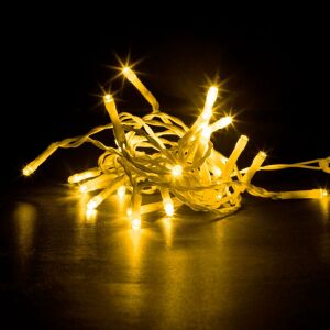 LED Fényfüzér - 50 Melegfehér LED - 5m - 8 Program