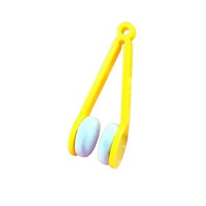 Szemüvegtisztító eszköz, sárga