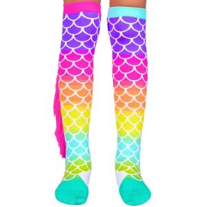 Цветни дълги чорапи Madmia за момиче Русалка 3-5 години 113426681 - Детски чорапи, чорапи за коляно