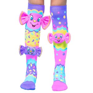 Цветни дълги чорапи Madmia за момиче Jolly Lolly 6-99г 113427023 - Детски чорапи, чорапи за коляно