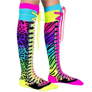Madmia farbige lange Socken für Mädchen Fantasy Safari 3-5 Jahre