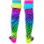 Madmia farebné dlhé ponožky pre dievčatá fantasy Safari 3-5 rokov 113427038