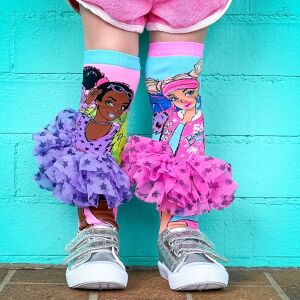 Цветни дълги чорапи Madmia за фантастични момичета Barbie extra vibes 6-99 години 113427032 - Детски чорапи, чорапи за коляно