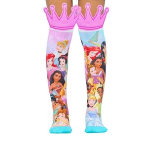 Bunte lange Madmia-Socken für Fantasy-Disney-Prinzessinnen-Mädchen im Alter von 3–5 Jahren