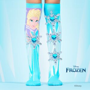 Bunte lange Socken von Madmia für Mädchen Frozen Fantasy 6-99 Jahre