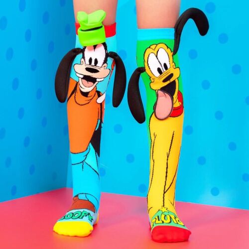 Унисекс фентъзи цветни дълги чорапи Madmia Pluto & Goofy 3-5 години 113427138