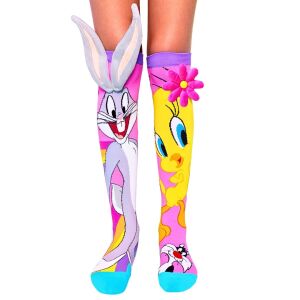 Цветни дълги чорапи Madmia за момичета Tweety&Bugs Bunny 3-5 години 113427265 - Детски чорапи, чорапи за коляно