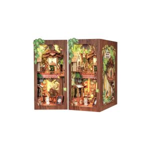 Cutebee Zestaw DIY do Book Nook - Kolekcjoner Wiewiórek Puzzle 3D - Puzzle 3D