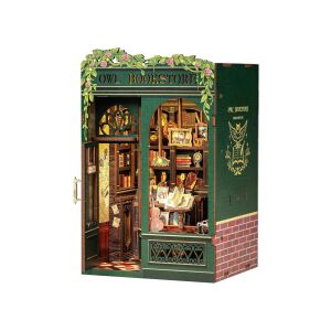 3D пъзел, Направи си сам гръбче на книга, Книжарница с бухал, Cutebee, 88 части