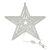 Hidegfehér Karácsonyi ablakdekoráció, ledes Csillag (40x40 cm, 220V) 113436283