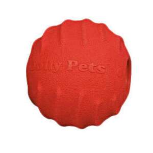 Jolly Pets Tuff Tosser 10 cm piros gumi kutyajáték - Jolly