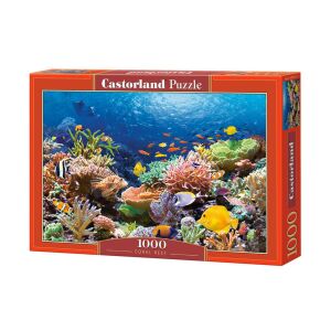 Castorland 1000-teiliges Puzzle, Korallenriff, Unterwasser-Szene mit bunten Fischen und Korallen - Castorland Puzzle