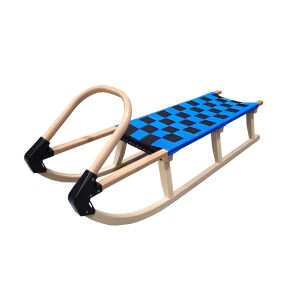 125cm fa szánkó - kék