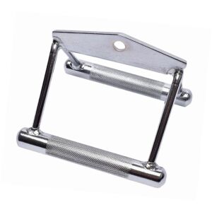 Chrómovaný doplnok pre fitness zariadenia - dvojité držadlo - Posilňovanie