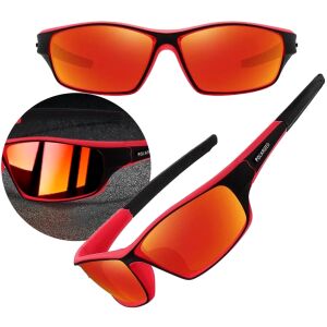 Univerzális sport polarizált SLR szemüveg kerékpározáshoz, fekete, UV védelemmel