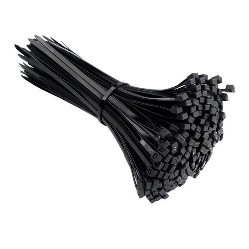 Nylon fekete kábelkötegelő 200x4,8mm 100 db 113443332