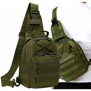 Multifunkčný vojenský batoh SURVIVAL, nylon 600D Oxford, nepremokavý, veľkosť 28x20x10 cm 113443554 - Kempovanie&Turistika