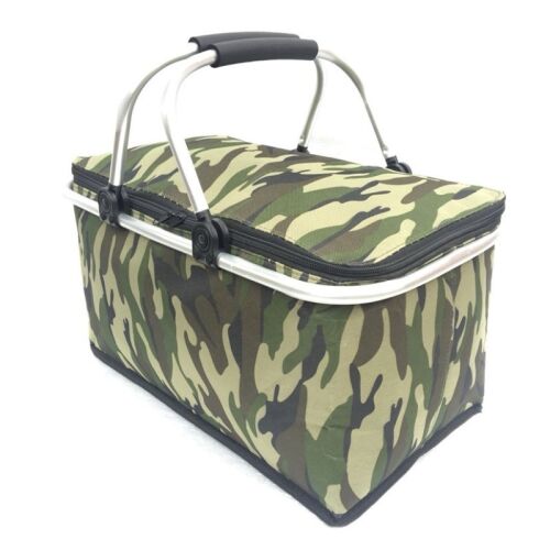 Összecsukható hőkosár bevásárláshoz és piknikhez hőszigetelő réteggel, 47x27x23cm, súly 630g 113444963