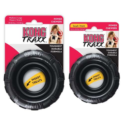 KONG Traxx Kutyarágó - Gumiabroncs - Kis