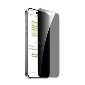 Puro Privacy képernyővédő iPhone 16 Pro-hoz, betekintésvédett edzett üveg - Puro