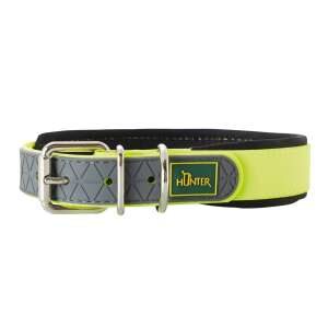 Hunter neon sárga kutyanyakörv, vízálló, tartós, kényelmes, agility edzéshez, mindennapi használatra - Hunter