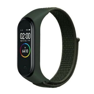 Beline zöld nylon szíj Xiaomi Mi Band 7/6/5/4/3 okosórához - Okosóra szíj