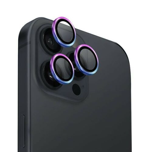 UNIQ Optix iPhone 16 Pro/Pro Max színes keretes kameralencse védő