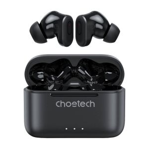Choetech BH-T15 black wireless earbuds with charging case - Choetech