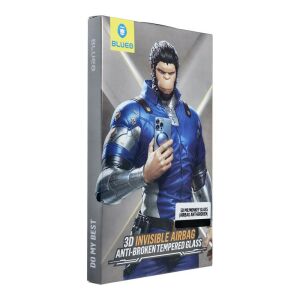 Mr. Monkey 5D Invisible Airbag edzett üveg képernyővédő csomagolása iPhone-hoz - Blueo