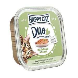 Happy Cat Duo Pástétom - Baromfi & Bárány - 12x100g