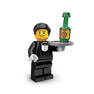 LEGO Minifigurák 71000 - 9. sorozat - Pincér 124506646 - LEGO Minifigures