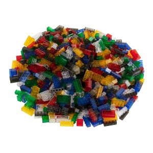 Q-BRiCKS 1000-teiliges transparentes Bausteinset - Q-Bricks
