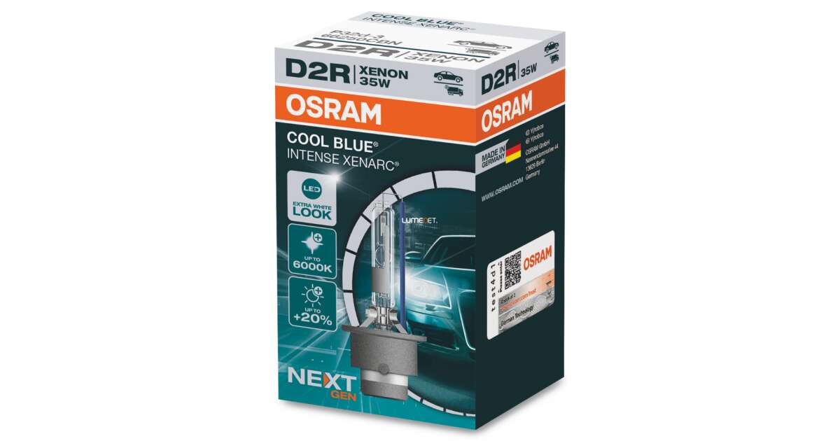 1 Stück OSRAM COOL BLUE INTENSE NEXT GENERATION Birnen Xenon