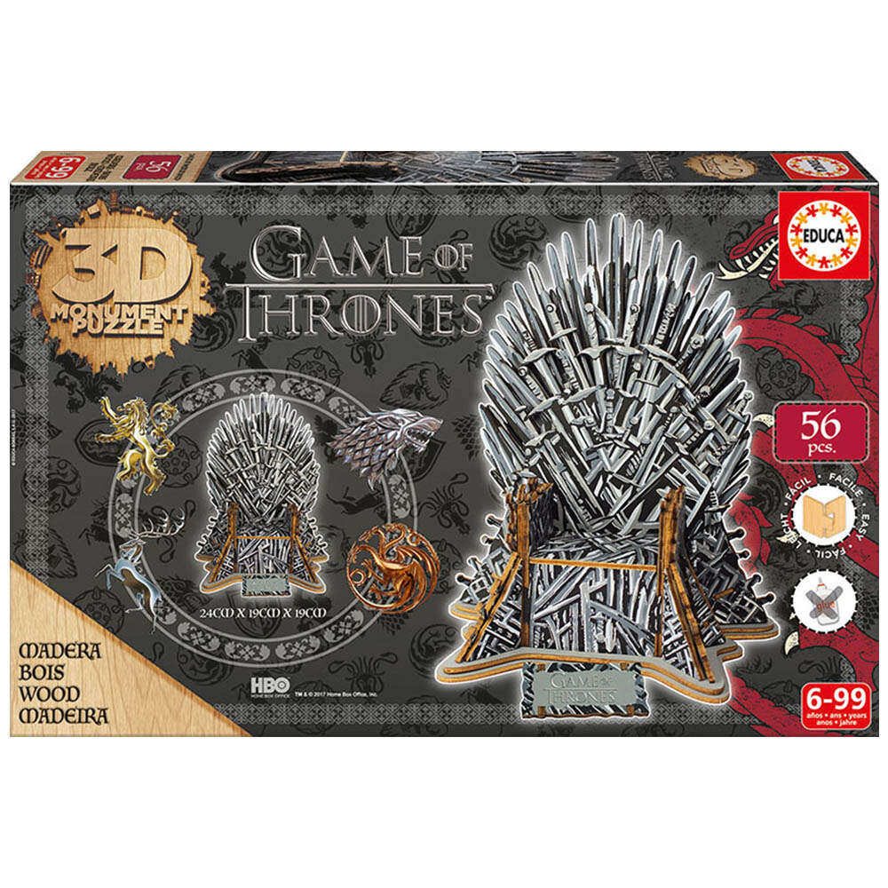 3D Puzzle - Trónok harca (56db)