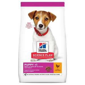 Hill's Science Plan Puppy Small & Mini csirkés száraz kutyaeledel 1 éves korig, 1,5 kg-os csomag - Hill's