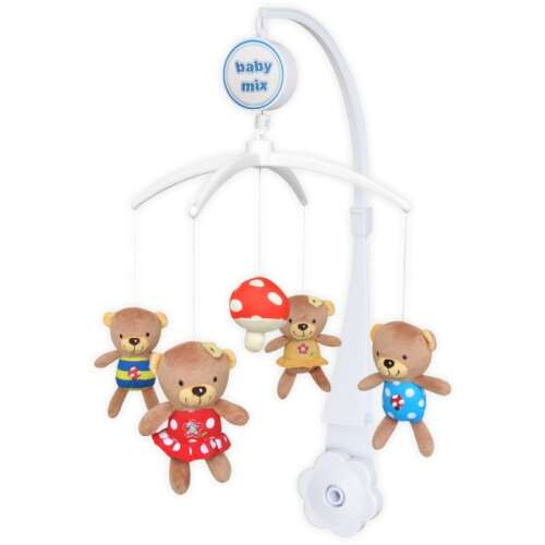 BabyMix Zenélő Forgó - Plüss Mackók