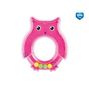 Canpol csörgő, bagoly, rózsaszín, BPA mentes, 3 hónapos kortól - Csörgő