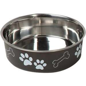 FGO Rozsdamentes Acél Kutyatál - 2200 ml, Mancsos minta