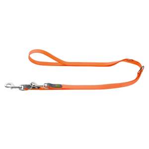 Hunter Convenience narancssárga neon kutyapóráz, állítható, tartós, időjárásálló, TPU anyagból - Hunter