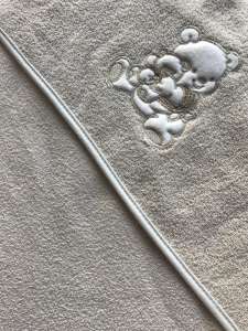 Kapucnis Fürdőlepedő 100x100cm - Maci #drapp 30304690