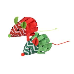 FGO Karácsonyi Macskajáték Egér - Plüss - 10 cm