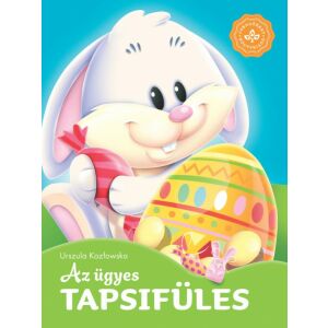 Az ügyes tapsifüles - Gyerekkönyv borító nyuszival és húsvéti tojással - Gyermek & Ifjúsági könyv