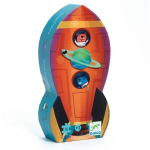 Djeco 7271 Formadobozos puzzle - Űrhajó - Spaceship 122856809