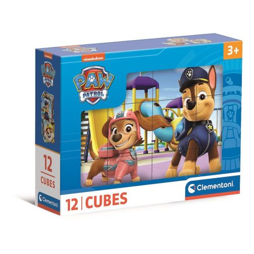 Mancs Őrjárat Duos 12 darabos mesekocka Clementoni, Chase-zel és Skye-jal - Baba puzzle